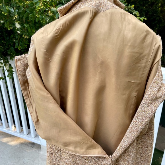 Vintage WORTH New York Wool & Silk Dress -12 - Picture 12 of 15